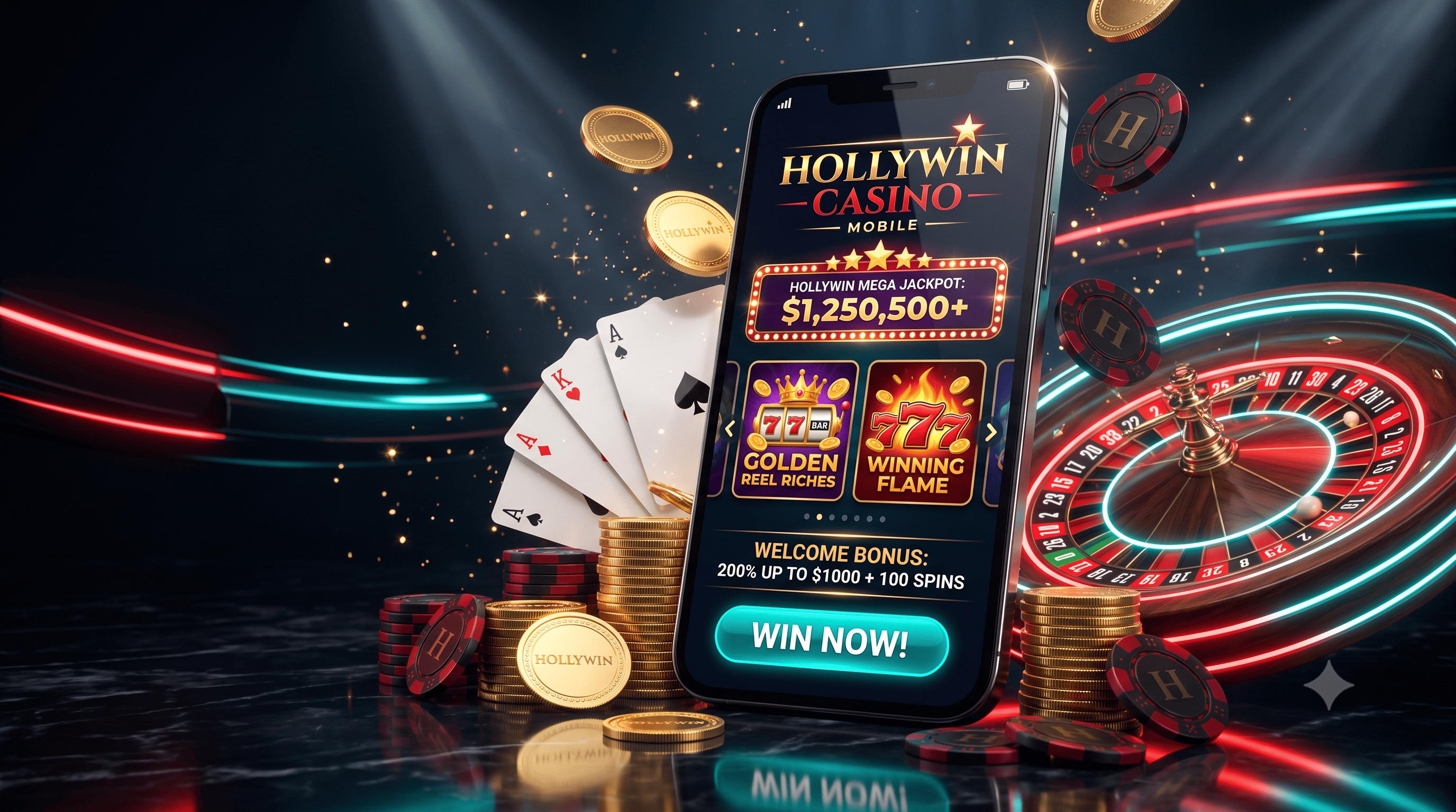 Hollywin Casino DE Bonus – Review für Spieler aus Deutschland